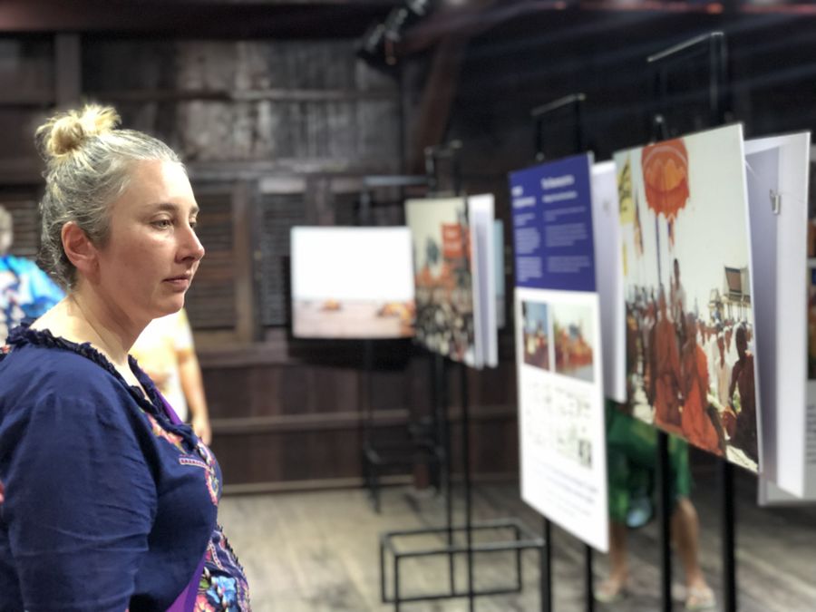 Anastasia Freeman at the Peace Gallery, Day Eight